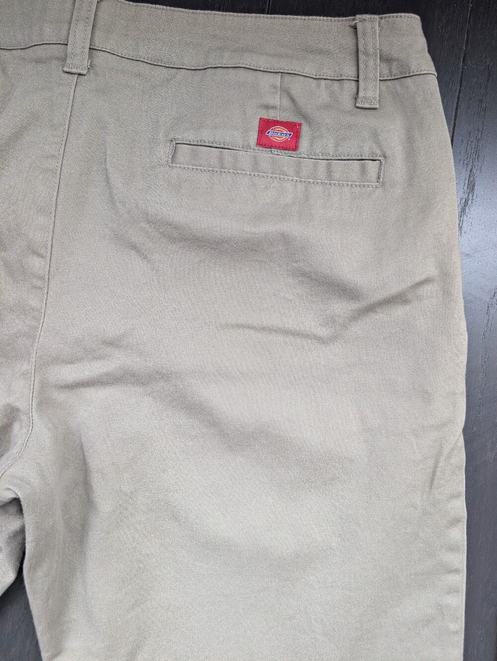 Dickies Women’s Khaki Work Pants - Skinny Leg - Juniors Size 13
